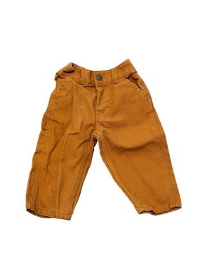 Carhartt Kids Caramel Brown Cotton Twill Pants